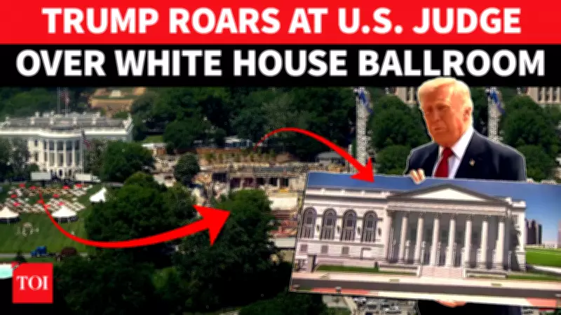 Trump Blasts Judge Over White House 'Drone Fortress' Project, Citing Security Risk