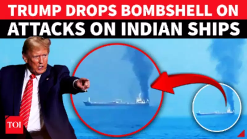 Trump Claims Iranian Drones Hit Indian-Crew Ships in Strait of Hormuz