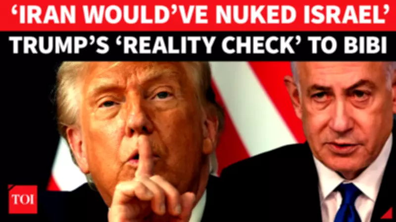 Trump Fires Back at Netanyahu Over Iran Deal, Claims He Stopped Nuclear Holocaust