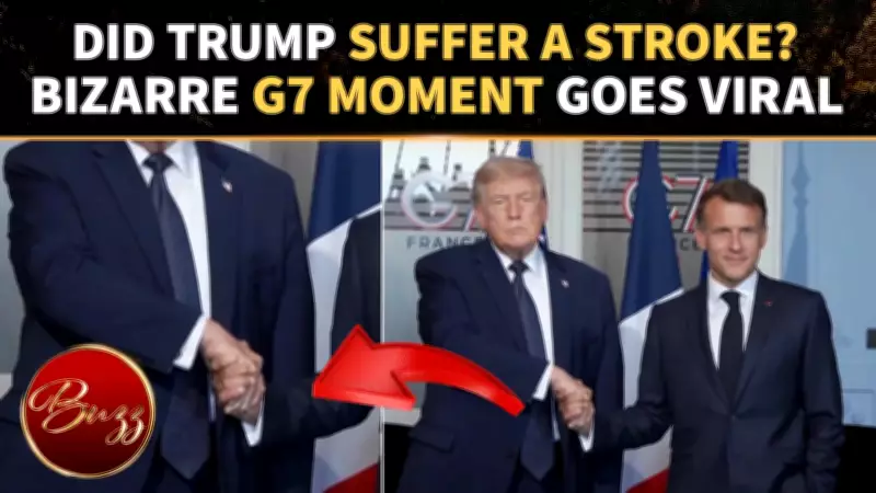 Trump G7 Handshake Clip Sparks Health Concerns Online