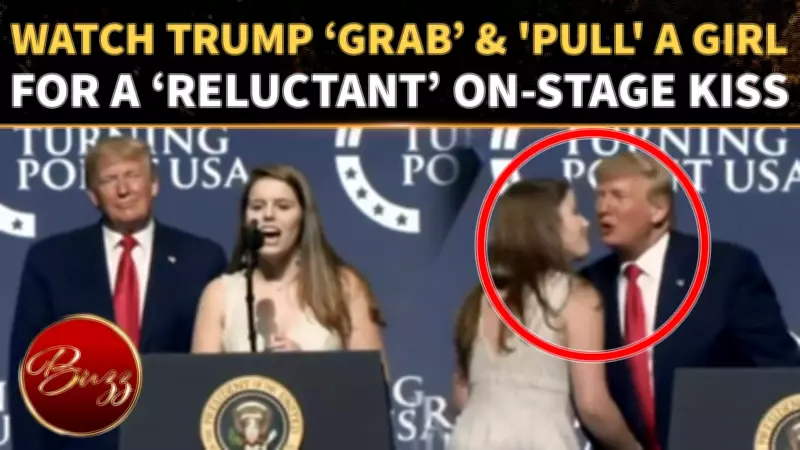 Trump Grabs Student's Hand in Awkward Resurfaced 2019 Video