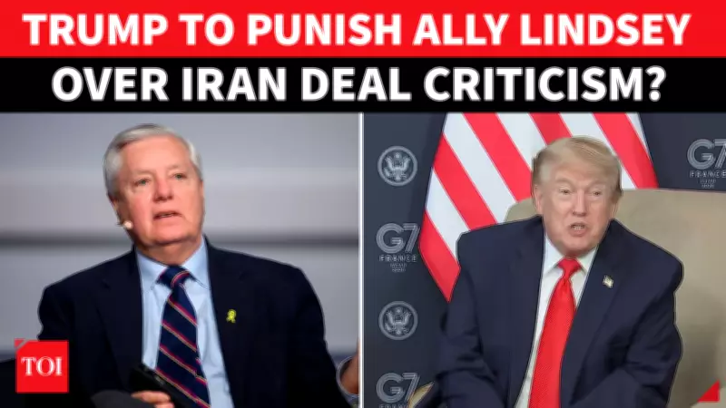 Trump Jokes Sen. Graham in 'Big Trouble' Over Iran Deal Skepticism