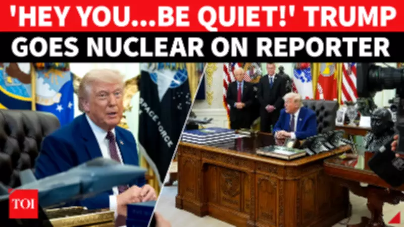 Trump Lashes Out at CNN Reporter in Oval Office Clash Over Justice Fund