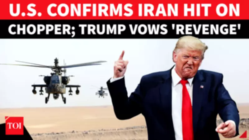 Trump Says Iran Shot Down US Helicopter, Vows Retaliation Near Strait of Hormuz