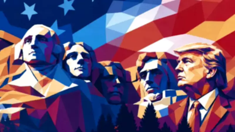 Trump Shares AI Image of Himself on Mount Rushmore, Revives Monument Ambition