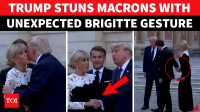 Trump Shares Unexpected Versailles Moment with Brigitte Macron After Controversy