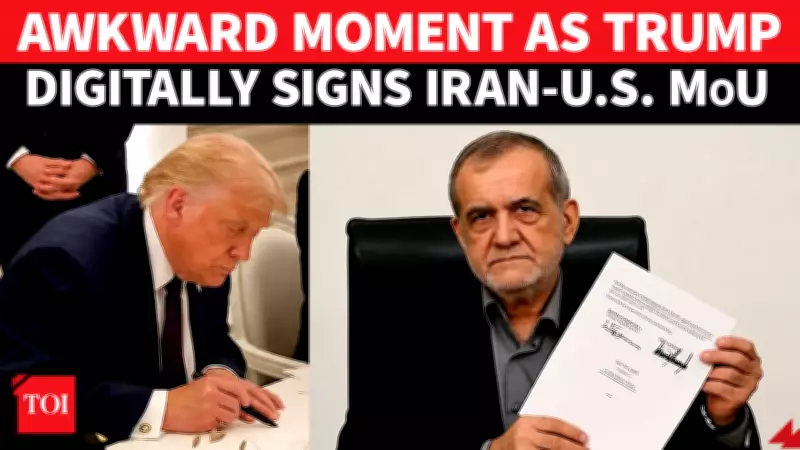 Trump Signs Iran Deal at Versailles, Tehran Confirms MoU
