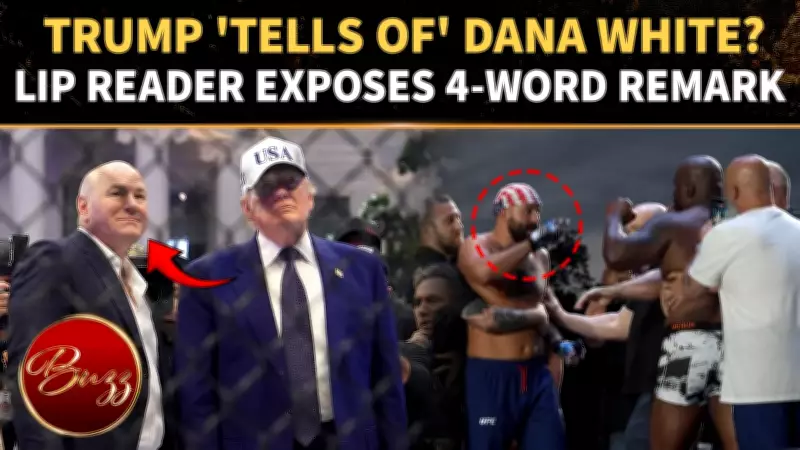 Trump Tells Dana White to 'Shush' at UFC Event? Lip Reader Reveals Tense Exchange