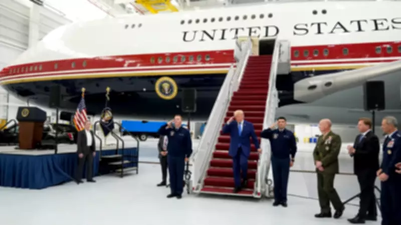 Trump Unveils Modified Boeing 747-8 as Interim Air Force One from Qatar Donation