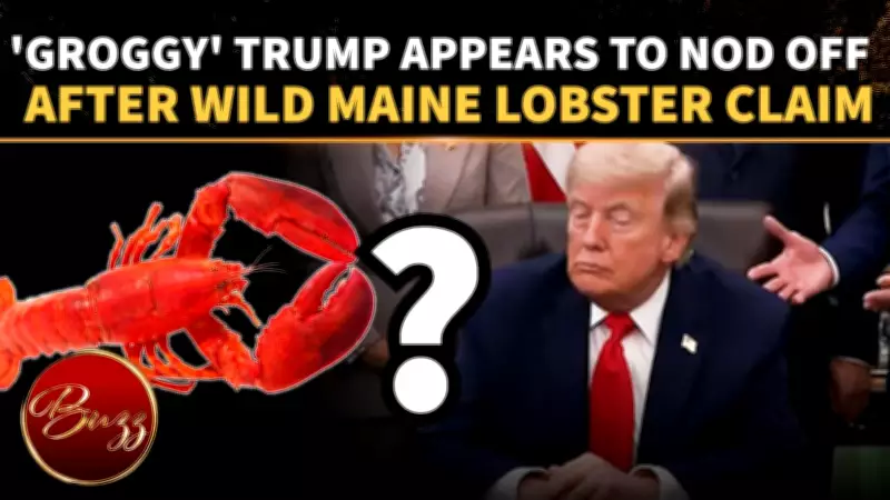 Trump Viral: Wild Lobster Claim Then Appears to Drift Off at Bill Signing