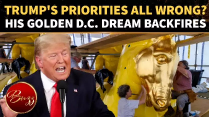 Trump’s $5M Gold Statue Project Sparks Fury Amid Rising Grocery Costs