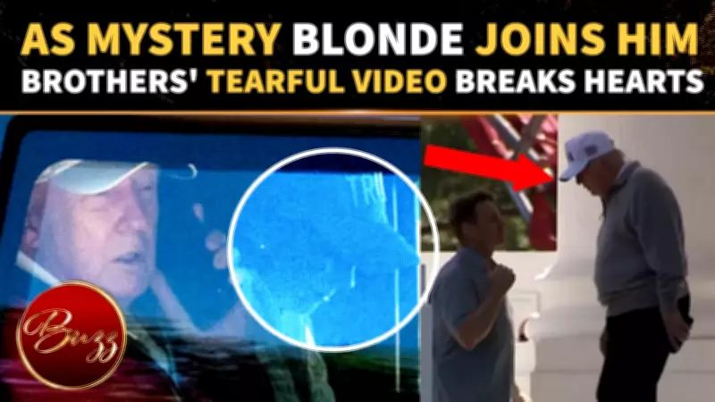 Trump's Golf Outing Sparks Buzz Over Mystery Blonde Aide