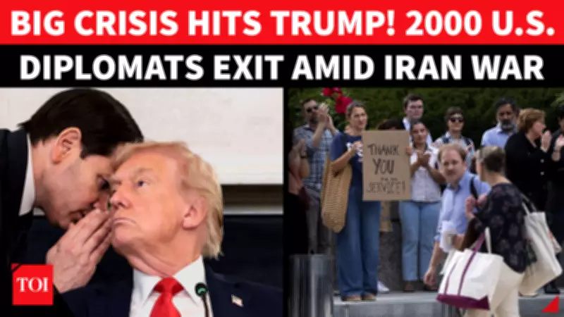 Trump's MEGA Diplomatic Collapse: 100 Embassies Headless as Nearly 2,000 Diplomats Exit State Dept