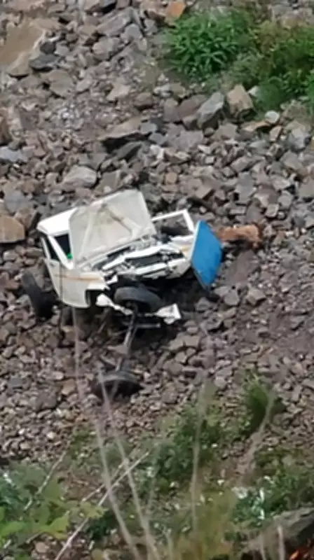 Two killed as pickup plunges into 200-metre-deep gorge in Uttarakhand