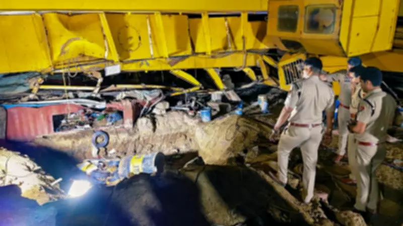 Two Workers Killed as Crane Collapses at Faridabad Construction Site
