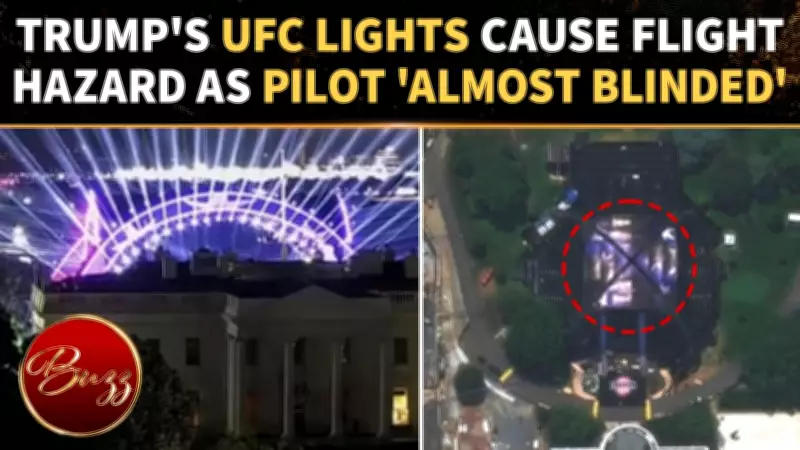 UFC Arena at White House Blamed for 'Blinding' Pilot During Landing