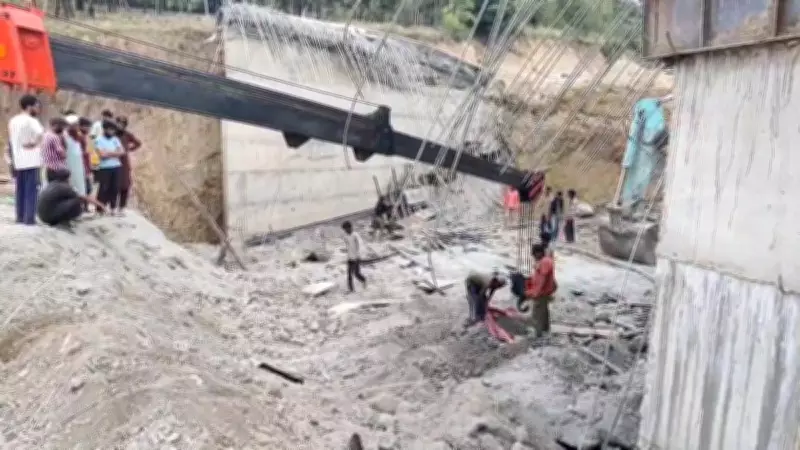 Under-construction bridge collapses in Baramulla, 10 injured