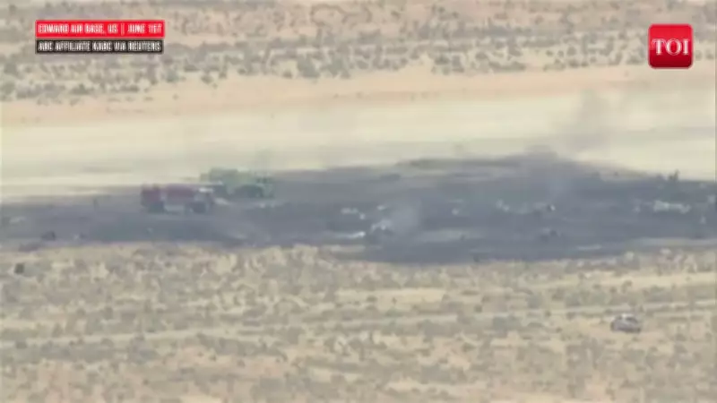 US B-52 Bomber Crashes at Edwards Air Force Base, Massive Fireball Reported