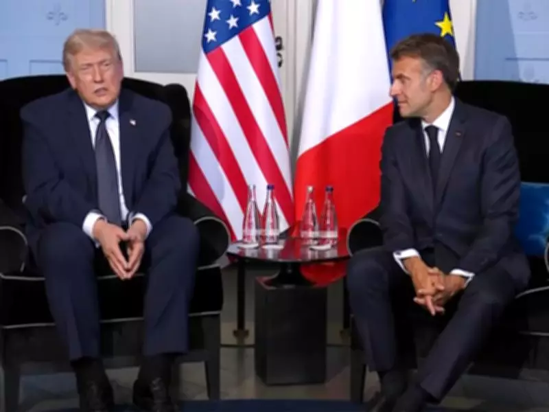 US President Trump Meets Macron in France Ahead of G7 Summit