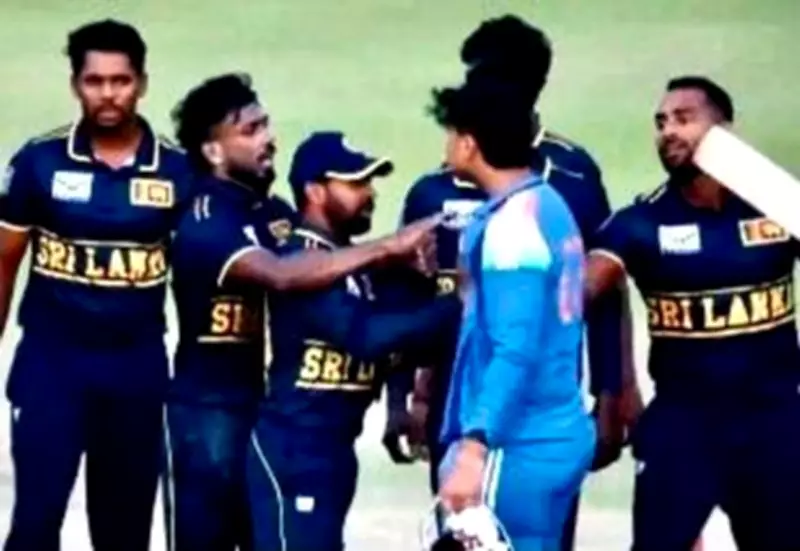 Vaibhav Sooryavanshi in Heated Exchange with Sri Lanka A Player After Super Over Loss