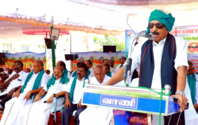 Vaiko Leads Hunger Protest Over Dam Breach, Wild Animal Damage in Tenkasi
