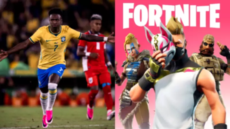 Vinicius Jr Fortnite Icon Series Skin Leaked by Nike Ad