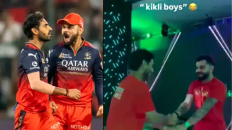 Virat Kohli and Bhuvneshwar Kumar's Hilarious 'Kikli' Dance After RCB's IPL Title Win