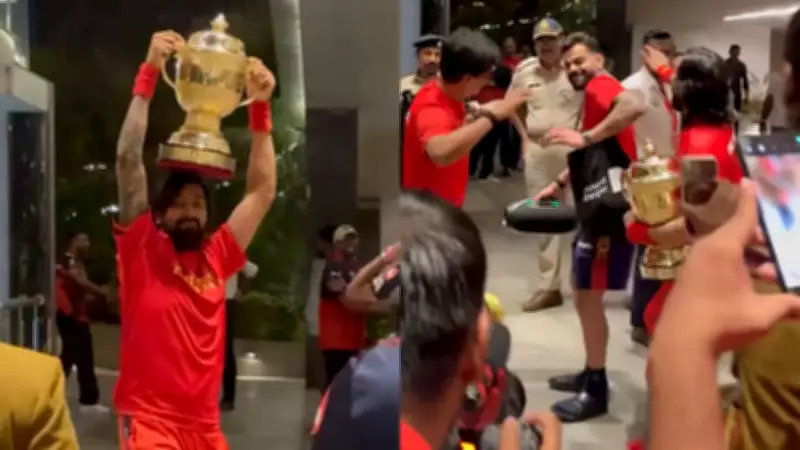 Virat Kohli and Krunal Pandya Dance to Dhol Beats After RCB's Second IPL Title Win