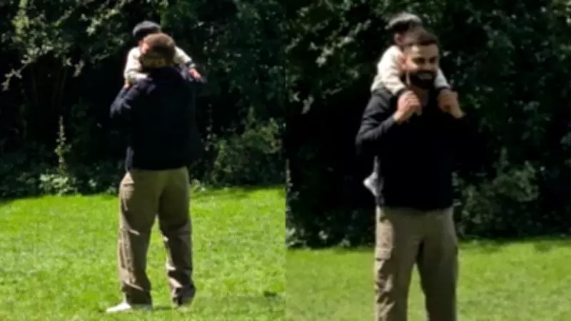 Virat Kohli enjoys family picnic with son Akaay and Anushka during injury recovery