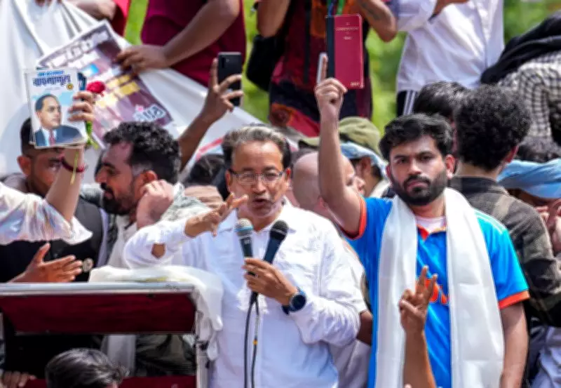 Wangchuk Supports Student Protest at Jantar Mantar Over Exam Lapses