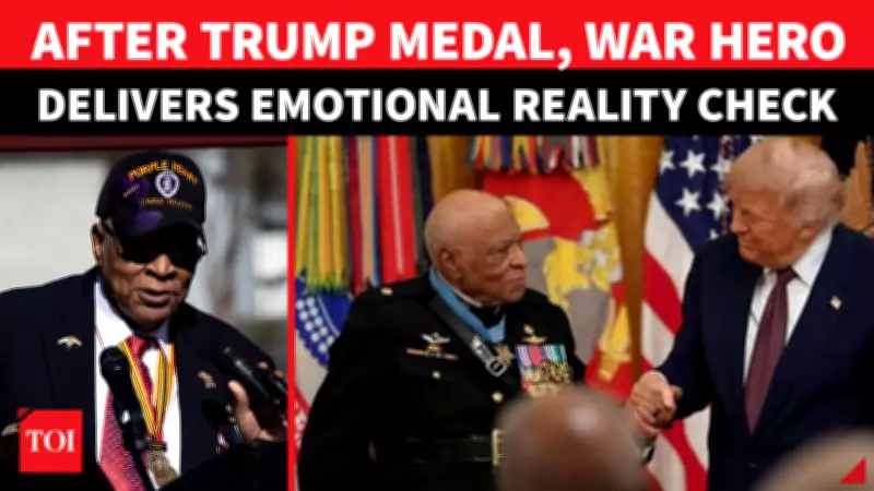 War Hero's Emotional Confession After Receiving Medal of Honor Shakes White House