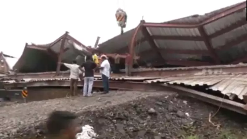 Warehouse Collapse in Kolkata's Taratala: Several Feared Trapped