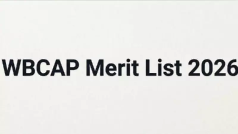 WBCAP 2026 Merit List Released: Check Steps to Download and Admission Schedule