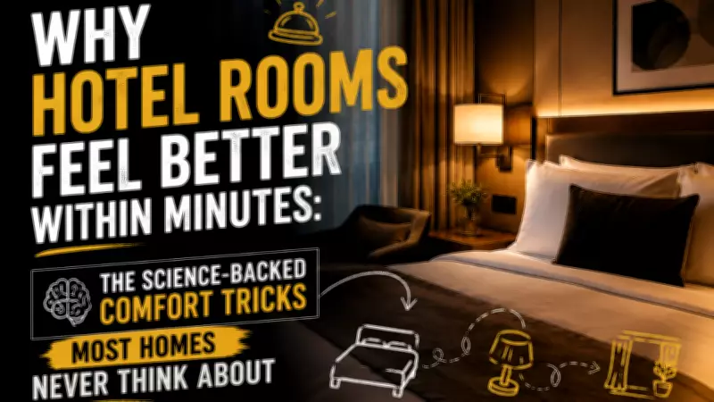 Why Hotel Rooms Feel More Relaxing Than Your Own Bedroom