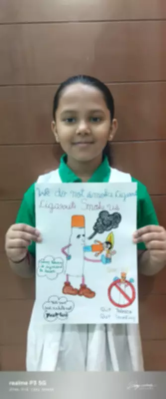 World No Tobacco Day Observed at MDAV School in Chandigarh