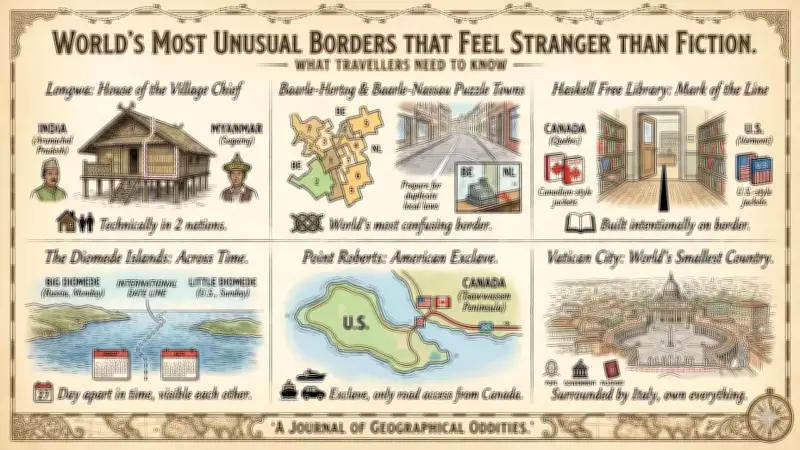 World's Most Unusual Borders That Feel Stranger Than Fiction: Travel Guide