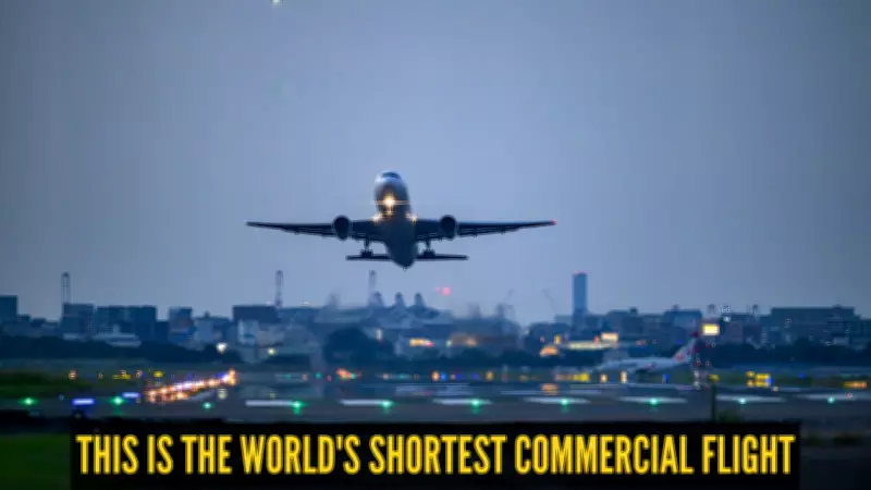 World's Shortest Commercial Flight: 90-Second Bucket-List Experience