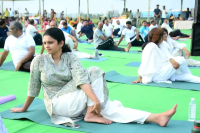 Yoga Camp Held in Srikakulam as Part of 'Yoga Andhra 2026' Celebrations