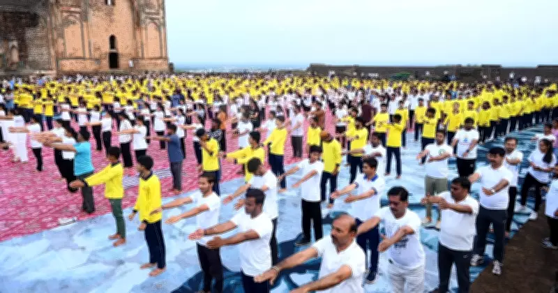 Yoga Enthusiasts in Kalyana Karnataka Celebrate International Yoga Day