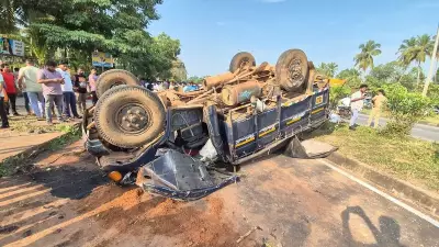 3 Killed in Belagavi Tempo Accident on Bridge