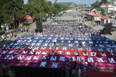 5,000 Participate in International Yoga Day Event in Shimla
