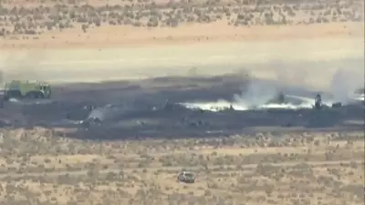 8 Dead as US Air Force B-52 Bomber Crashes After Takeoff in California