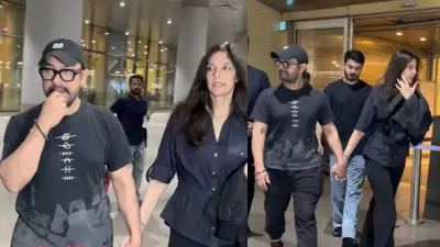 Aamir Khan and Gauri Spratt Make First Public Appearance Amid Wedding Buzz