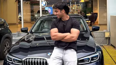 Aarush Bhola BMW Photos Spark Debate on Creator vs Traditional Jobs Income Gap