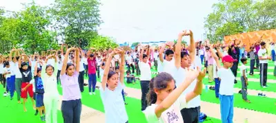 Ambala Students Shine at International Yoga Day Celebrations