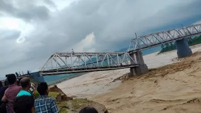 Assam CM Monitors Dhemaji Floods, Train Services Suspended