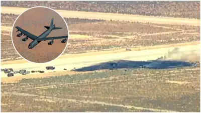 B-52H Crash at Edwards AFB Kills 8: Iran Missions to California Fireball