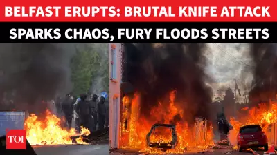 Belfast Erupts in Violence: Riots, Fires, and Knife Attack Spark Chaos
