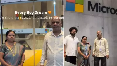 Bengaluru Techie's Gesture of Showing Parents Around Microsoft Office Goes Viral
