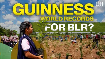 Bengaluru's Largest Plantation Drive: 15 Lakh Saplings, 50,000 Volunteers
